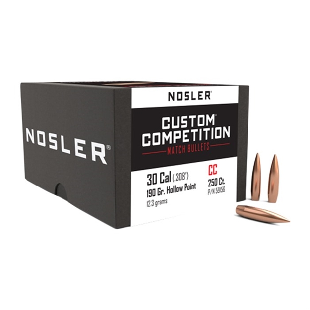 Picture of Custom Competition 30 Caliber(0.308'') Hpbt Bullets 59156
