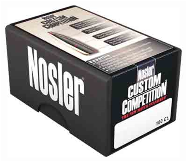 Picture of  Nosler 22421 Custom Competition 22Cal 77Gr Hollow Point Boat Tail 100/Box 054041224215