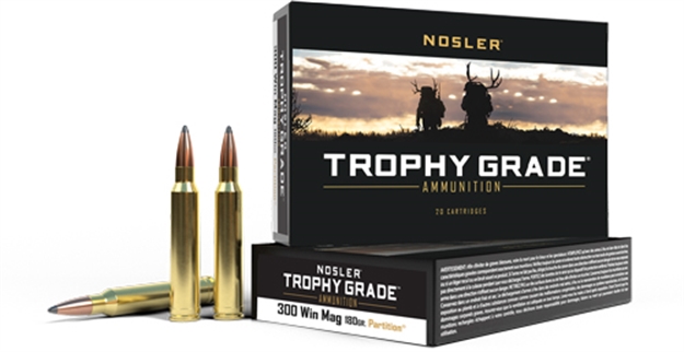 Picture of Nosler Bullets Trophy 300 Win Mag 180Gr Partition 20Rd 10Bx/Cs 61056 054041610568