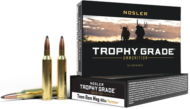 Picture of Nosler Bullets Trophy 7Mm Rem Mag 160Gr Partition Tip 20Rd 10B/C 61054 054041610544