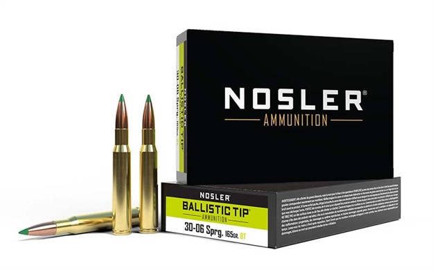 Picture of  Nosler 40043 Ballistic Tip  30-06Springfield 165Gr Spitzer Ballistic Tip 20 Per Box/10 Case