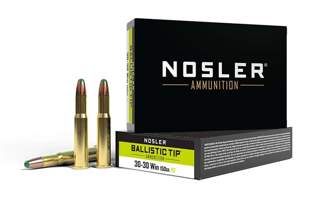 Picture of Nosler BT Ballistic Tip Rifle Ammo 30-30 Win, Round Nose, 150 Grains, 2390 Fps, 20, Boxed 054041400657 -