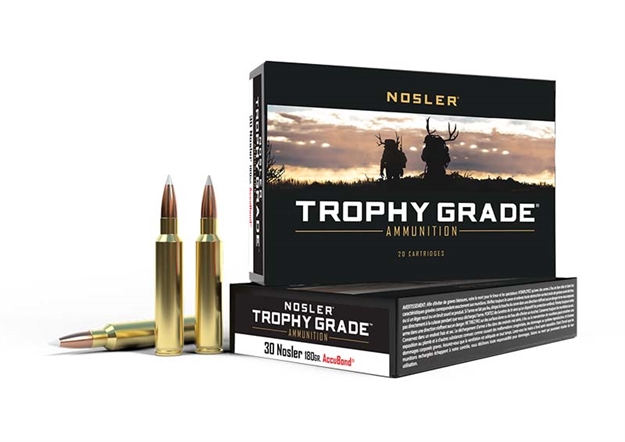 Picture of  Nosler 60117 Trophy Grade  30Nosler 180Gr Nosler Accubond 20 Per Box/10 Case