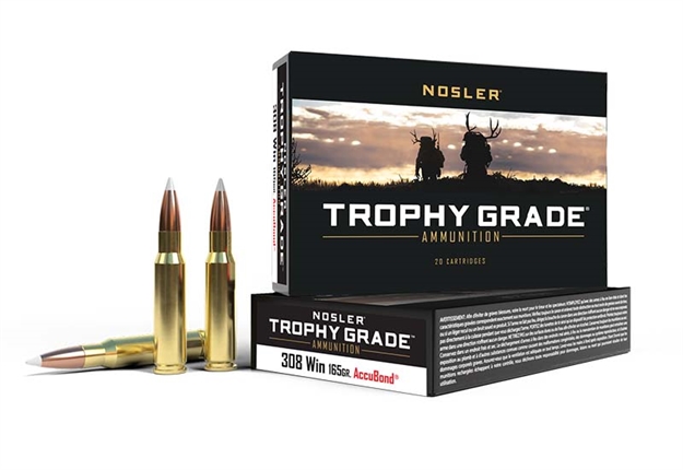 Picture of Nosler 60049 Trophy Grade  308Win 165Gr Nosler Accubond 20 Per Box/10 Case 054041600491 -