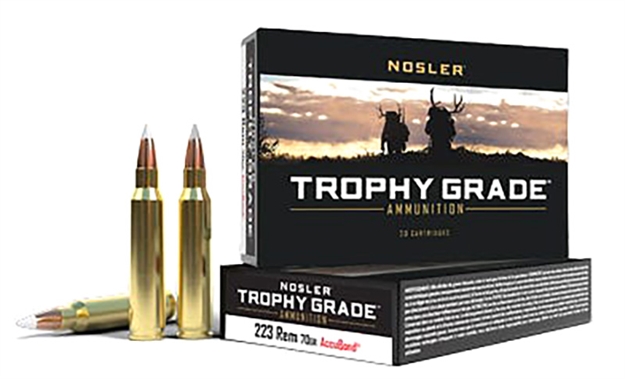 Picture of  Nosler 61036 Match Grade  223Rem 70Gr Soft Point 20 Per Box/20 Case