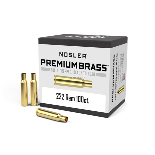 Picture of Nosler Custom Brass 222 Rem-100 CT 10058