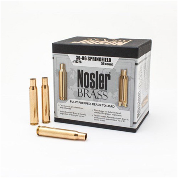 Picture of Nosler Custom Brass, 30-06 Springfield (50 Ct.) 10226
