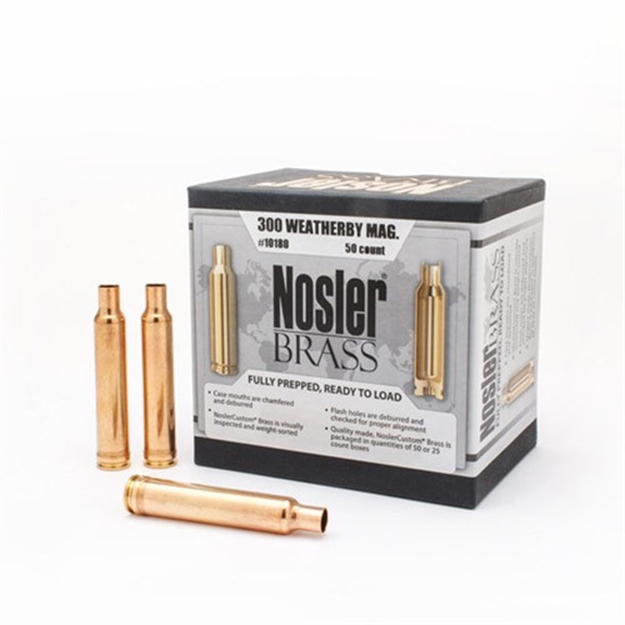 Picture of Nosler Brass 300Wby 50/2 10180 054041101806