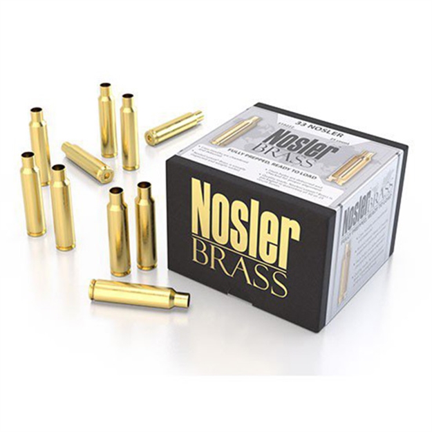 Picture of  Nosler 10222 Premium Brass Unprimed Cases 33Nosler Rifle Brass 25/Box