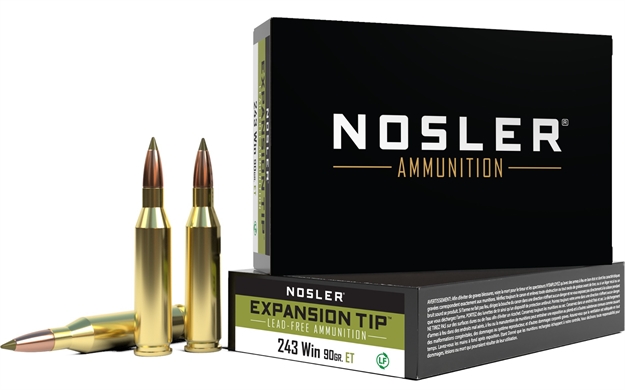 Picture of  Nosler 40030 E-Tip Lead Free 243Win 90Gr E Tip Lead Free 20 Per Box/10 Case 054041400305