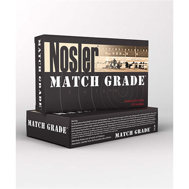 Picture of  Nosler 60011 Match Grade  223Rem 77Gr Custom Competition Hollow Point Boat Tail 20 Per Box/20 Case 054041600118