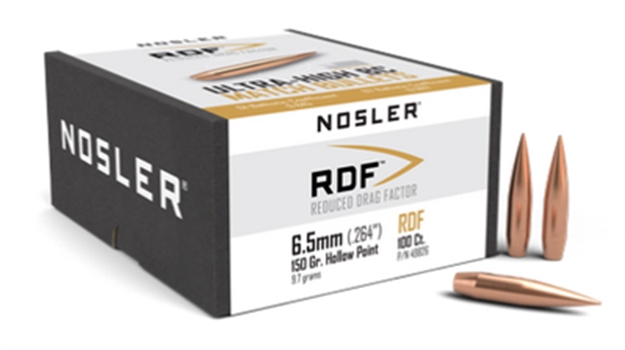 Picture of  Nosler 49826 Rdf  6.5Mm 150Gr Hollow Point Boat Tail 100/Box