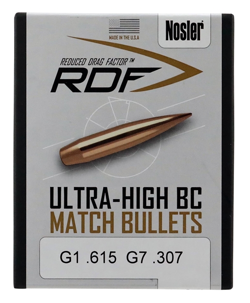 Picture of  Nosler 53505 Rdf Match 6.5Creedmoor 130Gr Hollow Point Boat Tail 100/Box 054041535052