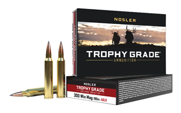 Picture of  Nosler 60126 Trophy Grade Long-Range 300Winmag 190Gr Nosler Spitzer Accubond Long Range 20 Per Box/10 Case 054041601269