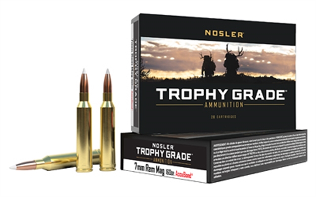 Picture of  Nosler 47284 Trophy Grade  7Mmremmag 160Gr Nosler Accubond 20 Per Box/10 Case 054041472845