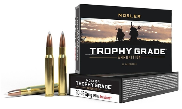 Picture of Nosler Trophy Grade Ammo, 30-06 Sprg 180Gr Partition (20 Ct.)