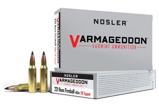 Picture of  Nosler 65125 Varmageddon  221Remfireball 40Gr Flat Base Tipped 20 Per Box/20 Case 054041651257