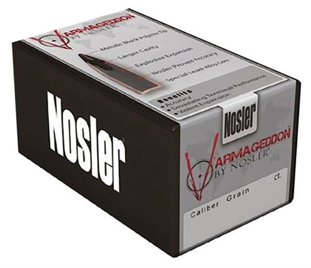 Picture of Nosler Varmageddon Rifle Ammo 300 Aac, FB Tipped/Varmageddon, 110 Grains, 2150 Fps, 20, Boxed 40127 054041401272