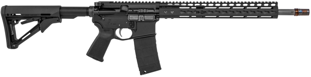 Picture of Noveske 02000256 Rogue Hunter Gen 1 Semi-Automatic 300 Aac Blackout/Whisper (7.62X35mm) 16" 30+1 Magpul Ctr Black Stk Black Cerakote/Stainless Steel