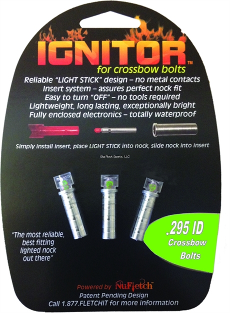 Picture of Nufletch Archery 295 Ignitor Lighted Nock Cross Bolt
