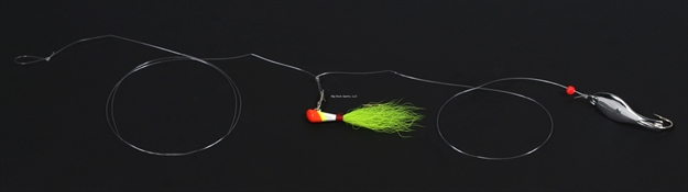 Picture of Nungesser Shad Rig, Red/Yellow Dart, Silver 0000 Spoon
