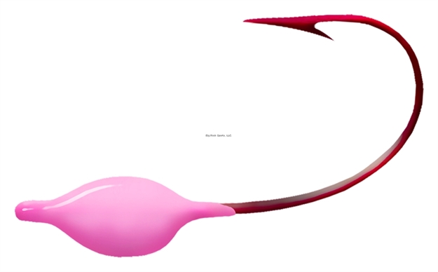 Picture of Northwest Metro Tackle Perch Eye Jig #4 - UV Pink 12/Strip Card