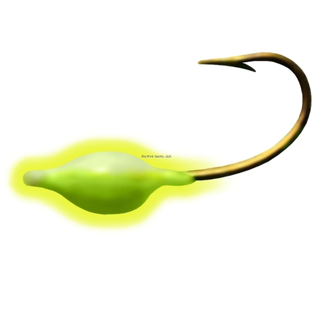 Picture of Northwest Metro Tackle Perch Eye Sz6 Glow Green/Chartreuse 12Cd
