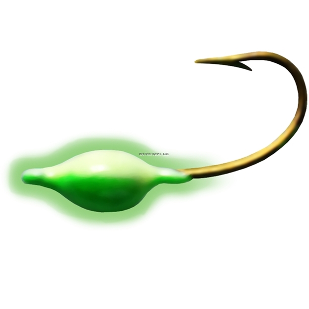 Picture of Northwest Metro Tackle Perch Eye Sz6 Glow Green/Green 12Cd