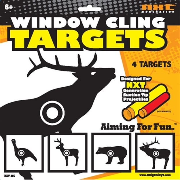 Picture of Nxt Generation Toys Generation Animal Window Cling Targets 4 Animal Targets