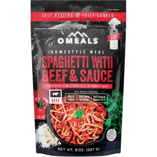 Picture of O Meals Spaghetti W/ Beef And Sauce 8 Oz. Flamless Heating