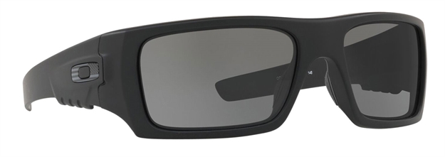 Picture of Oakley Det Cord Standard Issue Det Cord Gray Lens W/Matte Black Frame W/Tonal Flag