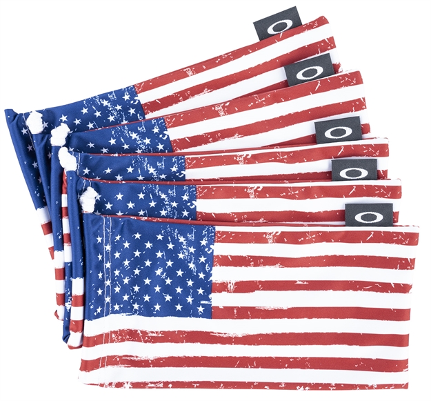 Picture of Oakley (Luxottica) 11-477 Microbag  Usa Flag 5 Pack