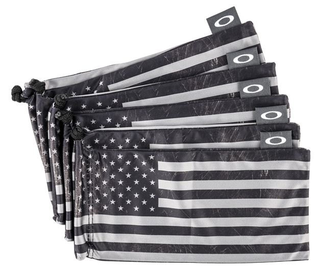 Picture of Oakley 53107 Microbag  Draw String Style With Subdued Flag Finish For Eyeglasses 5 Per Pack 53-107
