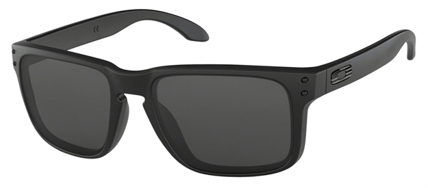 Picture of Oakley (Luxottica) Holbrook Holbrook  Gray High Definition Matte Black Frame W/Tonal Flag