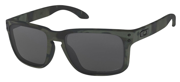 Picture of Oakley (Luxottica) Holbrook Holbrook  Gray High Definition Polarized Multi-Cam Black