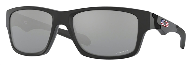 Picture of Oakley (Luxottica) Jupiter Squared Standard Issue Jupiter Squared Black Prizm Matte Black Frame W/Usa Flag