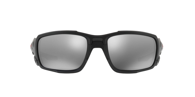 Picture of Oakley Oo932905 Ballistic Shocktube Adult Black Lens Plutonite Iridium Matte Black Frame OO9329-05