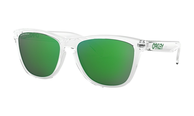 Picture of Oakley Men's Frogskins Crystal Clear Prizm Jade Iridium Sunglasses