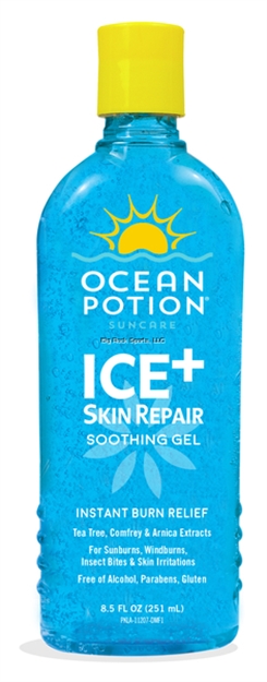 Picture of Ocean Potion Ice + Instant Gel W/Aloe & Lidocaine, 9.7 OZ Pump Bottle