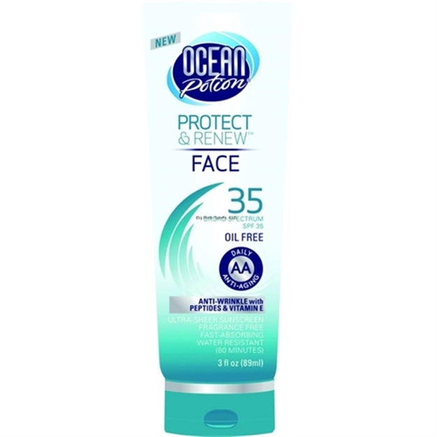 Picture of Ocean Potion Protect & Renew Face Anti-Aging Sheer Sunscreen Lotion Spf 35