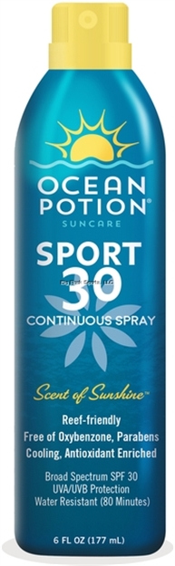 Picture of Ocean Potion Sport Sunscreen, Broad Spectrum Spf 30, 6 FL OZ Continuous Spray