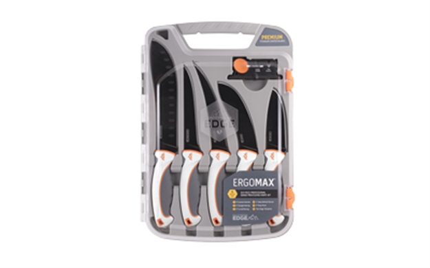 Picture of  Outdoor Edge Em1 Ergo Max Processing Kit 5Cr13mov Black Titanium Blade 5 Piece