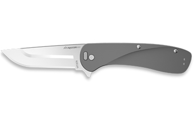 Picture of Outdoor Edge Edge Razor Vx1 3" Fldr Cool Gray Alum Spring Assist VX130A-C 743404602394