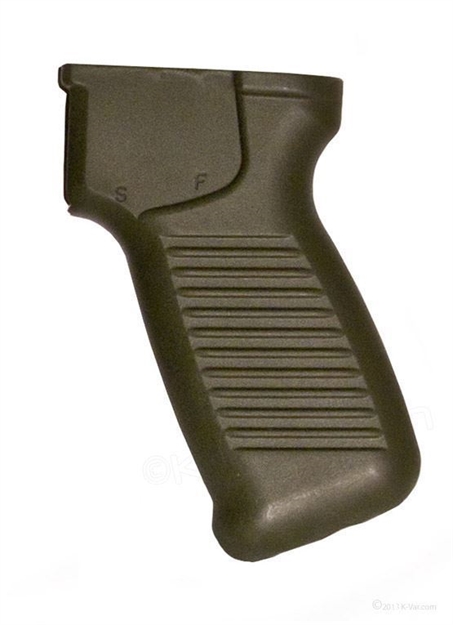 Picture of OD Green Pistol Grip Sam7sf Thicker Ergonomic Design With Cut-Out For Ambidextrous Safety Lever, OD Green, US Made