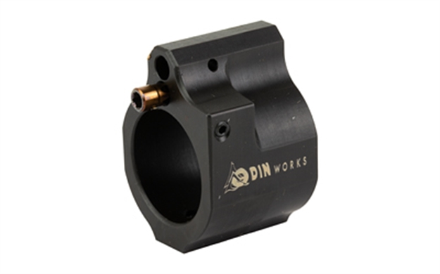 Picture of  Odin Works Gbadj875 Gas Block Low Profile .875" Black Nitride Carbon Steel 857116007306