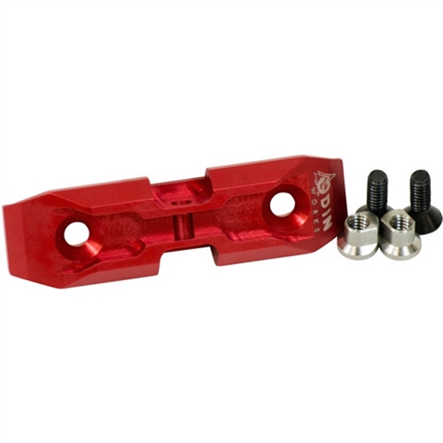 Picture of Odin Works Bipod Adapter Keymod Low Profile Red