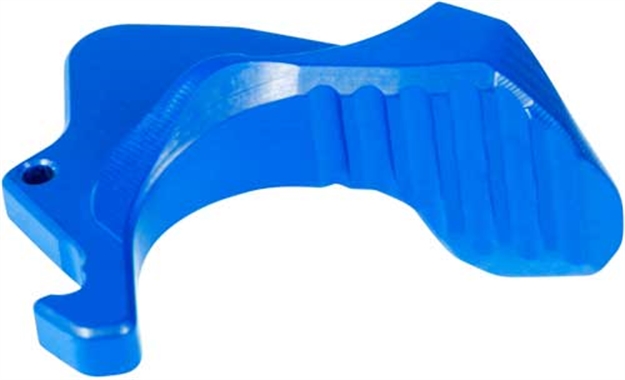 Picture of Odin Works Extended Charging Handle Latch Blue For Ar-15