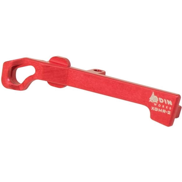 Picture of Odin Works Extended Magazine Release Glock Qc10 Style Lower Red