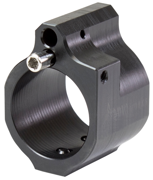 Picture of  Odin Works Gbadj875 Gas Block Low Profile .875" Black Nitride Carbon Steel