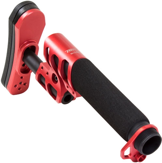 Picture of Odin Works Stock Zulu 2.0 W/Padded Buffer Tube Red For Ar-15 OSZULUKITRED 857392006826